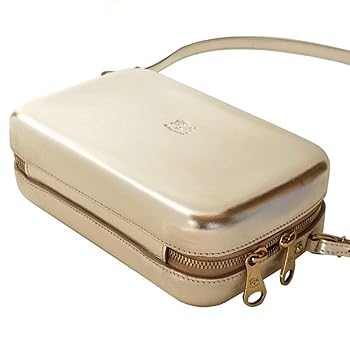 ＊美品！イルビゾンテ スマホショルダー　焼きヌメ＊ 受注制作】(Aタイプ）ヌメ革ショルダーバッグS（スマホポケット